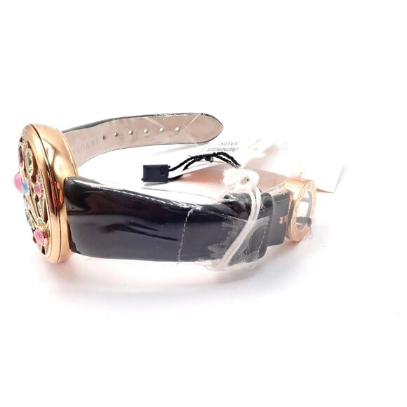 Bulgari Mediterranian Eden 18k Rose Gold Diamond Color Stone MOP Watch Box Paper - Picture 8 of 15